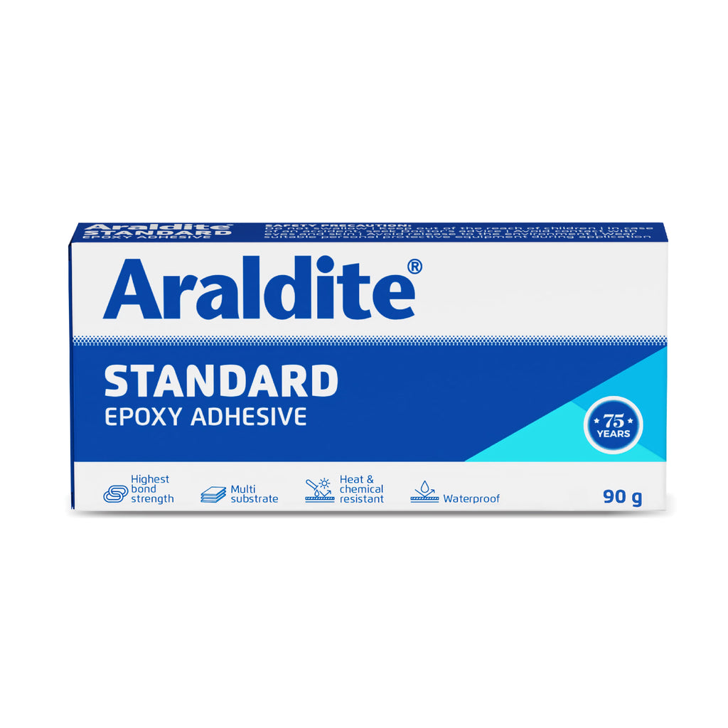 Araldite Standard Epoxy Adhesive - 90g | Super Strong Waterproof Industrial Bond